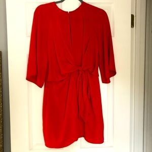Top shop red dress